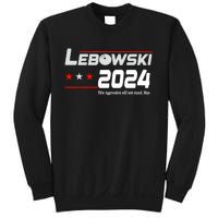 Funny Political Name Lebowski Political Election Vote 2024 Sweatshirt