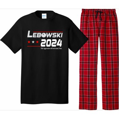 Funny Political Name Lebowski Political Election Vote 2024 Pajama Set