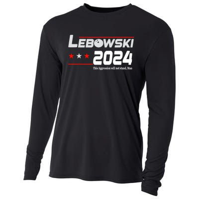 Funny Political Name Lebowski Political Election Vote 2024 Cooling Performance Long Sleeve Crew