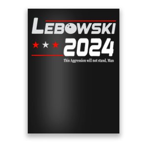 Funny Political Name Lebowski Political Election Vote 2024 Poster