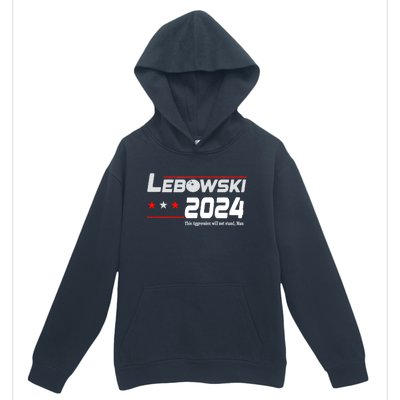 Funny Political Name Lebowski Political Election Vote 2024 Urban Pullover Hoodie