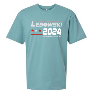 Funny Political Name Lebowski Political Election Vote 2024 Sueded Cloud Jersey T-Shirt