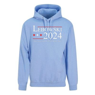 Funny Political Name Lebowski Political Election Vote 2024 Unisex Surf Hoodie