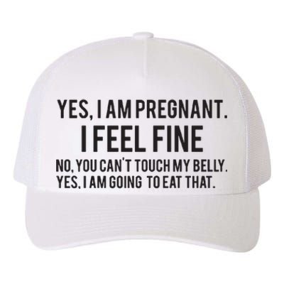 Funny Pregnancy New Mom To Be Gift Yupoong Adult 5-Panel Trucker Hat