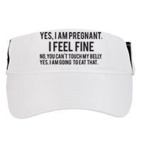 Funny Pregnancy New Mom To Be Gift Adult Drive Performance Visor