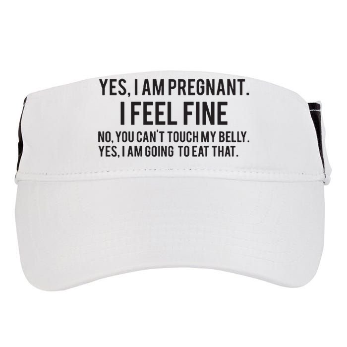 Funny Pregnancy New Mom To Be Gift Adult Drive Performance Visor