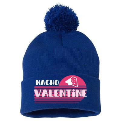 Funny Puns Nachos Valentines February Lover Teen Chic Gift Pom Pom 12in Knit Beanie