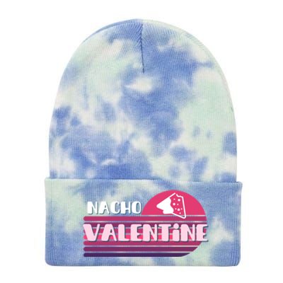 Funny Puns Nachos Valentines February Lover Teen Chic Gift Tie Dye 12in Knit Beanie