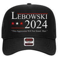 Funny Political Name Lebowski Political Election Vote 2024 High Crown Mesh Back Trucker Hat