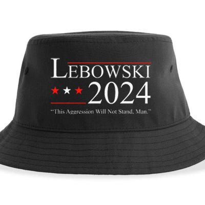 Funny Political Name Lebowski Political Election Vote 2024 Sustainable Bucket Hat