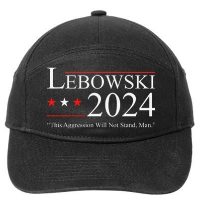 Funny Political Name Lebowski Political Election Vote 2024 7-Panel Snapback Hat