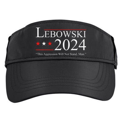 Funny Political Name Lebowski Political Election Vote 2024 Adult Drive Performance Visor