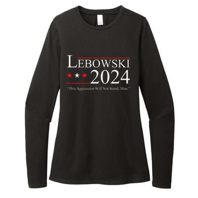 Funny Political Name Lebowski Political Election Vote 2024 Womens CVC Long Sleeve Shirt