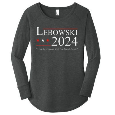 Funny Political Name Lebowski Political Election Vote 2024 Women's Perfect Tri Tunic Long Sleeve Shirt