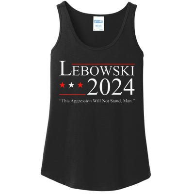 Funny Political Name Lebowski Political Election Vote 2024 Ladies Essential Tank