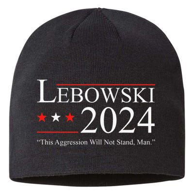 Funny Political Name Lebowski Political Election Vote 2024 Sustainable Beanie