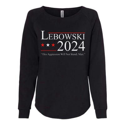 Funny Political Name Lebowski Political Election Vote 2024 Womens California Wash Sweatshirt