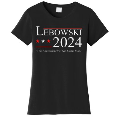 Funny Political Name Lebowski Political Election Vote 2024 Women's T-Shirt