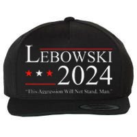 Funny Political Name Lebowski Political Election Vote 2024 Wool Snapback Cap