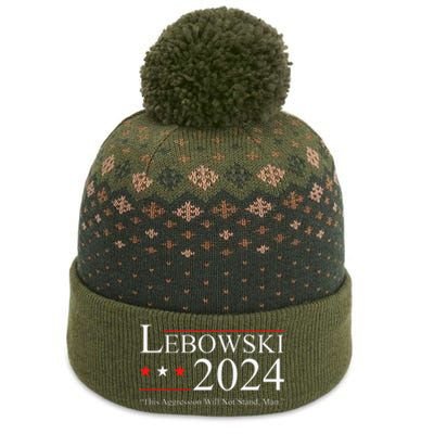 Funny Political Name Lebowski Political Election Vote 2024 The Baniff Cuffed Pom Beanie