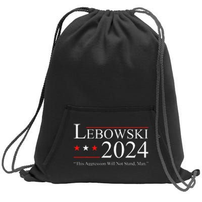 Funny Political Name Lebowski Political Election Vote 2024 Sweatshirt Cinch Pack Bag