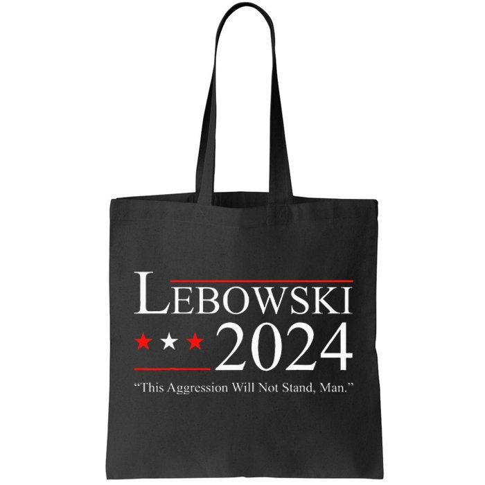 Funny Political Name Lebowski Political Election Vote 2024 Tote Bag