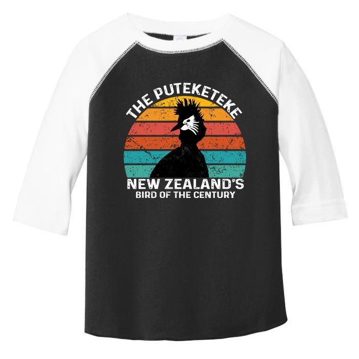 Funny Puteketeke New ZealandS Bird Of The Century Vintage Toddler Fine Jersey T-Shirt