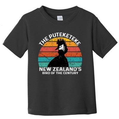 Funny Puteketeke New ZealandS Bird Of The Century Vintage Toddler T-Shirt