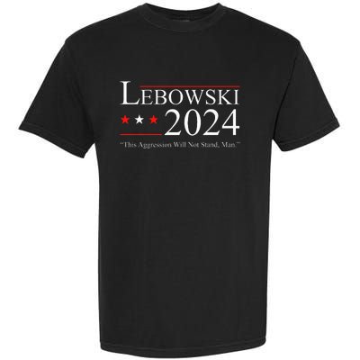 Funny Political Name Lebowski Political Election Vote 2024 Garment-Dyed Heavyweight T-Shirt