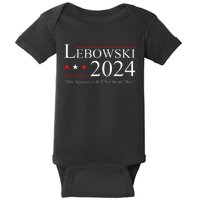 Funny Political Name Lebowski Political Election Vote 2024 Baby Bodysuit