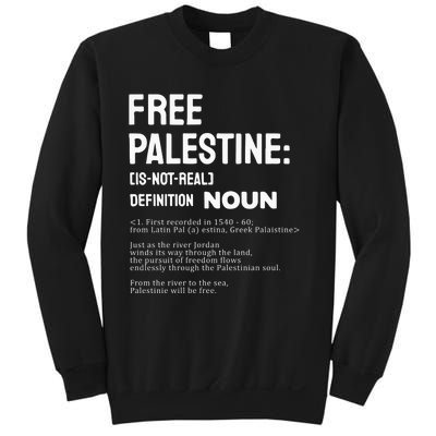 Free Palestine Narcissistic Psychopath Sweatshirt