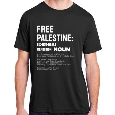 Free Palestine Narcissistic Psychopath Adult ChromaSoft Performance T-Shirt