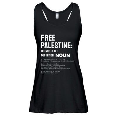 Free Palestine Narcissistic Psychopath Ladies Essential Flowy Tank