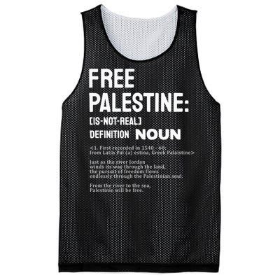 Free Palestine Narcissistic Psychopath Mesh Reversible Basketball Jersey Tank