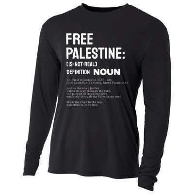 Free Palestine Narcissistic Psychopath Cooling Performance Long Sleeve Crew