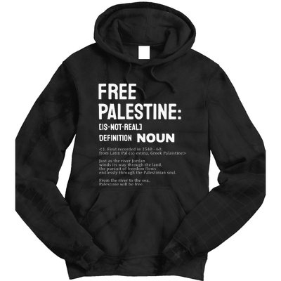 Free Palestine Narcissistic Psychopath Tie Dye Hoodie