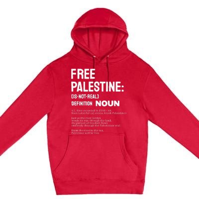 Free Palestine Narcissistic Psychopath Premium Pullover Hoodie