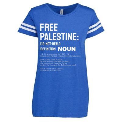 Free Palestine Narcissistic Psychopath Enza Ladies Jersey Football T-Shirt