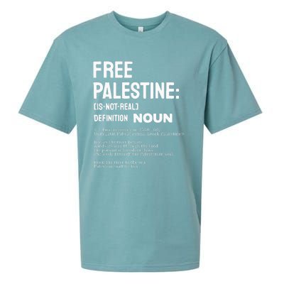 Free Palestine Narcissistic Psychopath Sueded Cloud Jersey T-Shirt