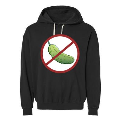 Fun Pickleball, No Pickle, Pickleball For Life Garment-Dyed Fleece Hoodie