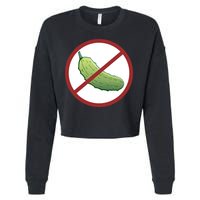 Fun Pickleball, No Pickle, Pickleball For Life Cropped Pullover Crew