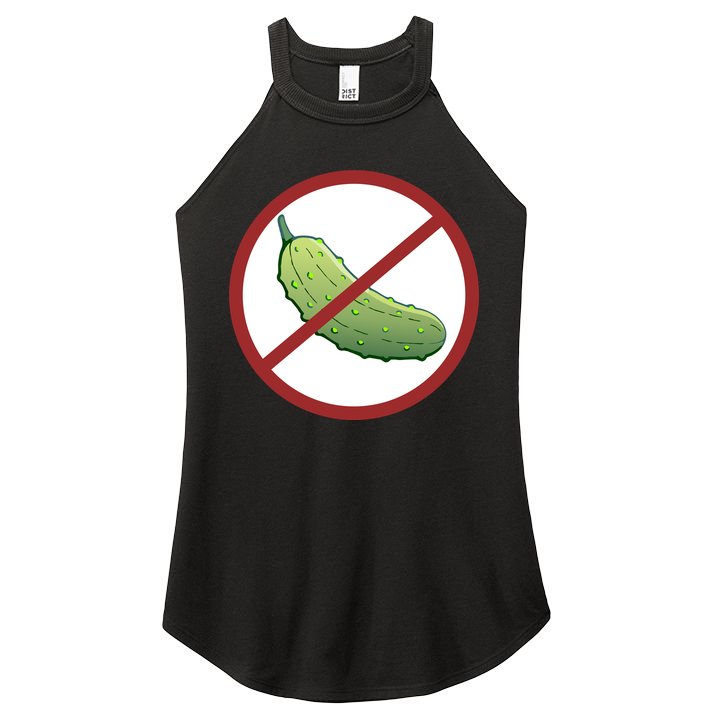 Fun Pickleball, No Pickle, Pickleball For Life Women's Perfect Tri Rocker Tank