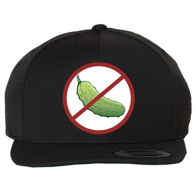 Fun Pickleball, No Pickle, Pickleball For Life Wool Snapback Cap