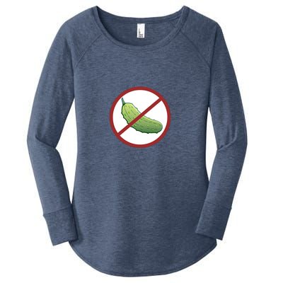 Fun Pickleball, No Pickle, Pickleball For Life Women's Perfect Tri Tunic Long Sleeve Shirt