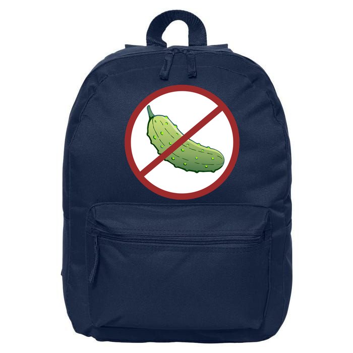 Fun Pickleball, No Pickle, Pickleball For Life 16 in Basic Backpack