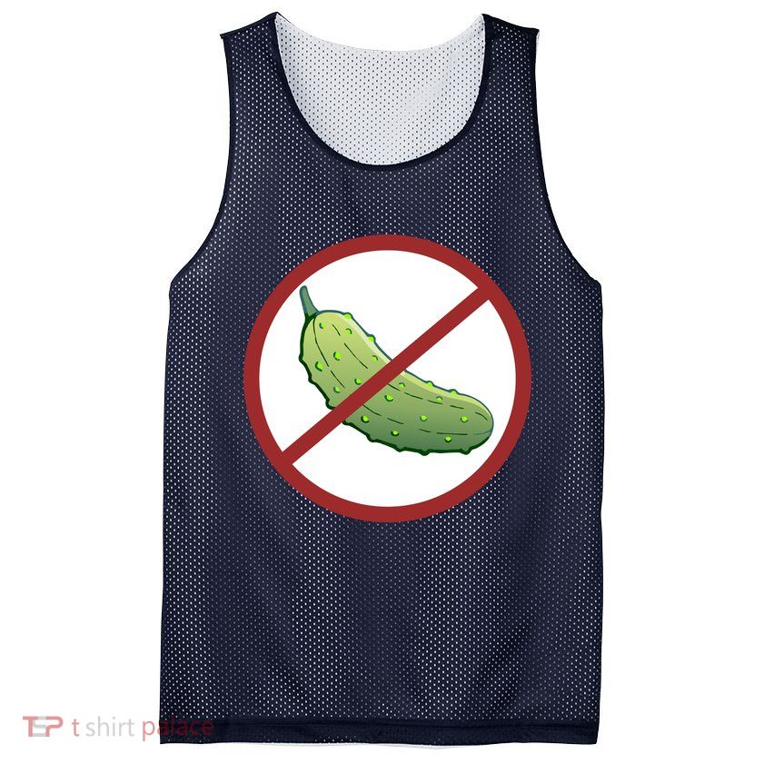Fun Pickleball, No Pickle, Pickleball For Life Mesh Reversible Basketball Jersey Tank
