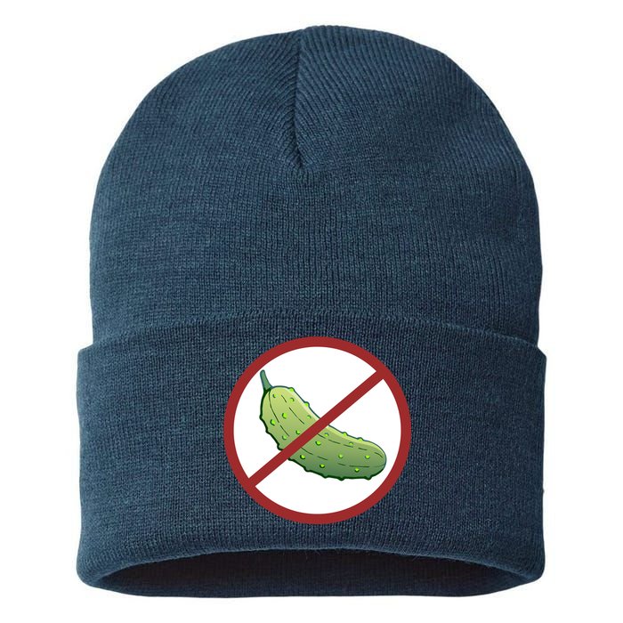 Fun Pickleball, No Pickle, Pickleball For Life Sustainable Knit Beanie