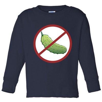 Fun Pickleball, No Pickle, Pickleball For Life Toddler Long Sleeve Shirt