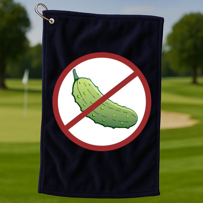 Fun Pickleball, No Pickle, Pickleball For Life Golf Towel