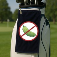 Fun Pickleball, No Pickle, Pickleball For Life Golf Towel